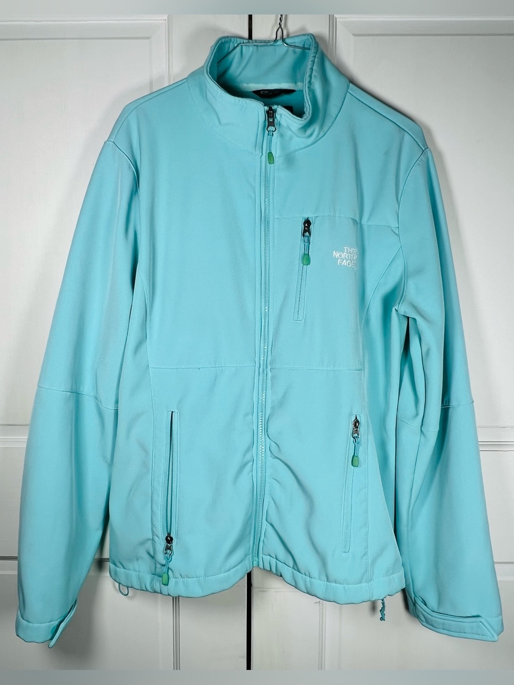The North Face Women's Aqua Blue Softshell Utility Jacket Size XL